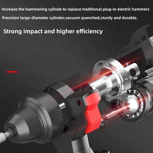 21V Brushless Lithium Hammer Impact Drill Continuously Variable Speed Handheld 3-in-1 <b>Power</b> <b>Tools</b> N345 21V Brushless Lithium - Product Image 4