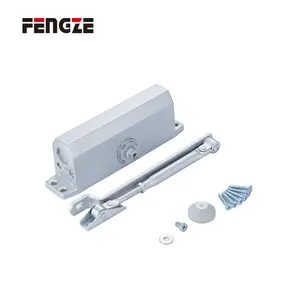 FENGZE Automatic Hydraulic Door Closer Good Bearing Casting Aluminum Alloy Adjustable Door Closer