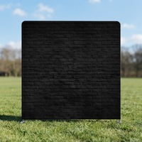 Support de toile de fond portable moderne en tube d'aluminium, personnalisable double face, pour photomaton, idéal pour fêtes et événements – Vente directe usine