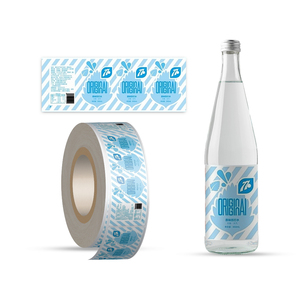 Tùy chỉnh dính chai nước Nhãn dán nhãn Cảm ơn bạn Vinyl Craft cho bao bì sản phẩm cán đóng gói bởi nhà sản xuất - Product Image 2