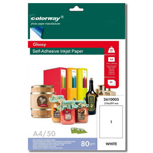 Colorway Factory - Vinilo Adhesivo Plateado Sedoso A4 para Impresión de Inyección de Tinta, Película Adhesiva Impermeable para Impresoras Láser e Inyección de Tinta - Product Image 5