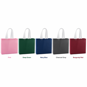 Sac fourre-tout non tissé personnalisé avec logo, à longues poignées, recyclable, réutilisable, pour courses, écologique, sac promotionnel, sac cadeau - Product Image 2