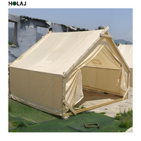 Tente de Glamping Commerciale en A-Frame, Abri Solaire Robuste avec Cadre en Bois et Aluminium, Tente à Auvent pour Hôtels et Resorts, Idéale pour Projets de Camping