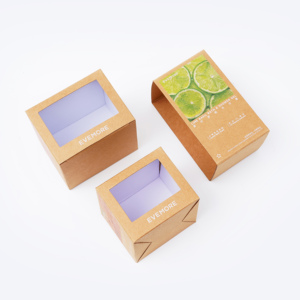 Dossiers <span class=keywords><strong>en</strong></span> papier kraft sur mesure pour l'emballage de produits cosmétiques et de soins de la peau, recyclables, avec fermeture magnétique, impression 4C, protection de l'environnement - Product Image 5