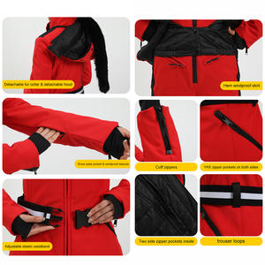 <span class=keywords><strong>Veste</strong></span> de <span class=keywords><strong>ski</strong></span> d'hiver pour <span class=keywords><strong>femme</strong></span> sur mesure, fermeture éclair, coupe-vent, imperméable, chauffante, grande taille, épaisse, chaude, équipement de snowboard ajusté - Product Image 3