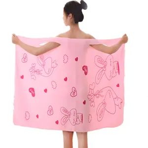 Khăn Quấn Cho Phụ Nữ-Spa Bath Waffle Body Wrap Với Điều Chỉnh Touch - Microfiber Dress Khăn