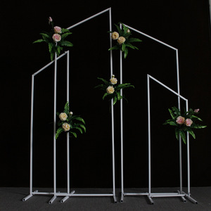 Nueva Caja Rectangular Metálica Biselada, Fondo Geométrico para Bodas, Arco para Eventos, Decoración de Fondo para Fiestas de Cumpleaños - Product Image 6