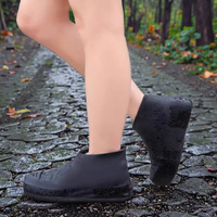 Bottes de pluie unisexes en gros, imperméables, pliables et réutilisables, couvre-chaussures antidérapants en latex imperméable