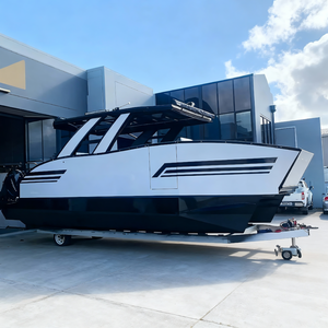 Bote de Pesca de Lujo Kinocean de la Mejor Calidad, Bote Tritón, Nuevo Bote Pontón de Aluminio con Capacidad de Navegación <span class=keywords><strong>para</strong></span> Uso en Ríos - Product Image 2