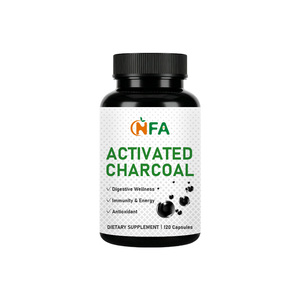 Hot Sale Activated Charcoal Capsules 120 Count Dietary <b>Supplement</b> For Digestive Wellness Immunity Antioxidant Support - Product Image 1