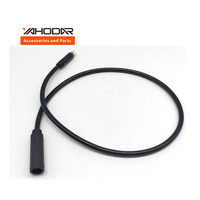 Câble d'extension de conversion de moteur de moyeu Yahodar KY-EB0162 60cm-9 broches étanche 29.4V 2A durable pour conversion de moteur de vélo électrique