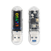 Carte de développement miniature LILYGO T-Dongle Plus ESP32-S3, écran couleur IPS de 0,96 pouces, module de développement portable basse consommation