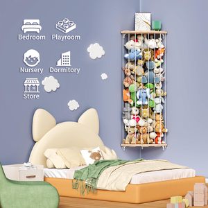 Jq Thú Nhồi Bông Lưu Trữ Và Đồ Chơi Lưu Trữ Tổ Chức Tre Gỗ Đa Năng Đồ Chơi Tổ Chức Với Zoo Mô Hình - Product Image 4