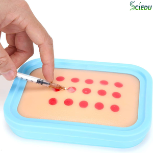Coussin d'entraînement aux injections hypodermiques avec point d'injection, modèle d'entraînement médical aux injections, modèle d'entraînement médical - Product Image 1