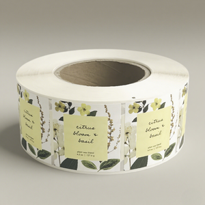 Nhà Máy Giá biểu tượng tùy chỉnh in ấn Sticker trong màu trắng Made Trắng kraft giấy Sticker - Product Image 1