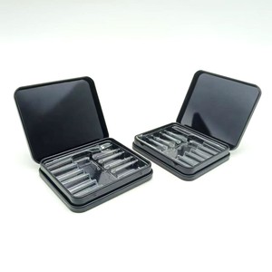 TinWonder TW 2309 Пустые жестяные коробки из пищевой жести с откидной крышкой, защитой от детей, для таблеток и лекарств, 5 шт., 10 шт., мини-рулоны - Product Image 1