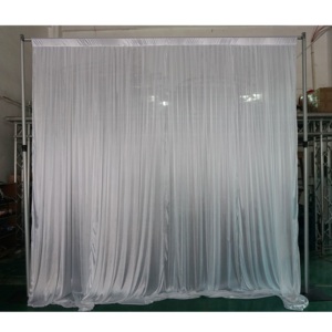Aluminum exhibition booth pipe and drape <b>backdrop</b> <b>stand</b> system - Product Image 4