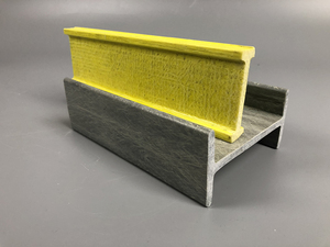 Poutre en FIBRE DE VERRE Pultrudée <span class=keywords><strong>Frp</strong></span> Formes riches <span class=keywords><strong>Structure</strong></span> Pultrudée <span class=keywords><strong>FRP</strong></span> I poutre à large bride - Product Image 4