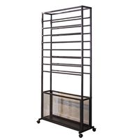 JH-Mech écharpe tapis tissu étagère de rangement populaire nouveau Style cadeau ruban métal emballage papier présentoir