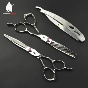 HT9111 6 "polegadas cabelo corte barbeiro salão tesouras cabeleireiro desbaste tesouras haircut Clippers