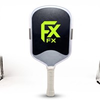 FX Original 1.1 Logo Uzun Saplı Pickleball Raketi 16mm Köpük Özlü Asla Kırılmaz Gen 5 Köpük İç Yüzey Karbon Fiber Yüzey