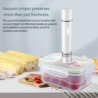 Scelleuse sous vide portative rechargeable pour aliments avec chargement Type-C + sacs inclus