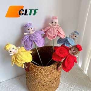 Boneka Peri Rajut <span class=keywords><strong>2026</strong></span>, Tanaman Rajut, Hadiah Rajut untuk Ibu, Buket Bunga Buatan, Hadiah Hari Valentine, Hadiah Hari Raya, Bunga Rajut - Product Image 3