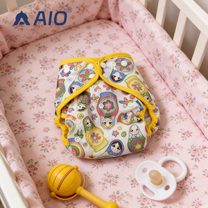 <span class=keywords><strong>Couche</strong></span> <span class=keywords><strong>lavable</strong></span> pour bébé imperméable et réutilisable, couches en tissu modernes lavables en gros, vêtements pour bébé, couches - Product Image 1