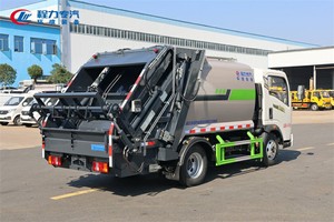 Camión Compactador de Basura con Placa Hidráulica de Empuje de 6CBM, Alta Relación de Compresión - Product Image 2