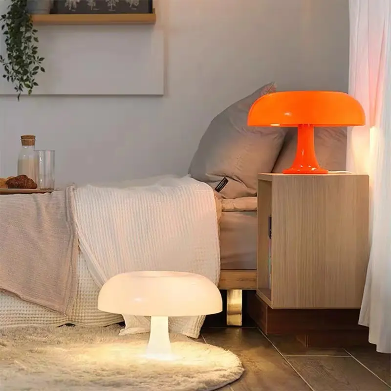 Lampe de Table moderne à Led en forme de champignon, <span class=keywords><strong>éclairage</strong></span> <span class=keywords><strong>d</strong></span>écoratif, lampe de chevet, pour chambre à coucher, salon, bureau