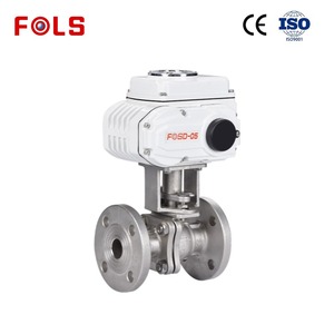 On/Off Type DN65 AC220V/110V/24V DC24V Flange Ball for Water OEM Stainless Steel 304 PTFE <b>Seal</b> ISO9001/CE - Product Image 2