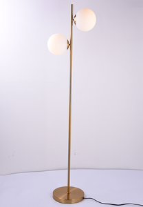 Meilleur Vente Moderne <span class=keywords><strong>Classique</strong></span> la Lumière De Plancher Intérieur En Verre Ombre De Fer Lampadaire - Product Image 3