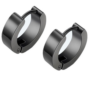 <strong>Pendientes</strong> Hombre Stainless Steel Punk Hip Hop Personality Earring <strong>Pendientes</strong> De <strong>Gota</strong> Round Blue Personality Earring - Product Image 6