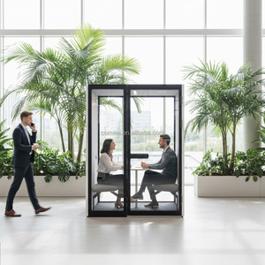 2026 Comine Modern Luxury Residential Prefabricated Modular Office Pods <b>With</b> Aluminum Frame and Privacy Features M High Sound In - Product Image 6