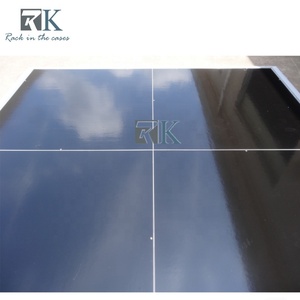 Panneaux de plancher de danse en contreplaqué noir effet miroir avec cadre en aluminium pour événements et mariages - Vente en gros - Product Image 5