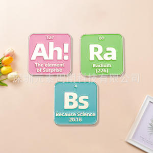 <b>Periodic</b> Science Creative Metal Brooches 3x3cm Alloy Pin For <b>Bags</b> Clothing Fashion Accessory - Product Image 2