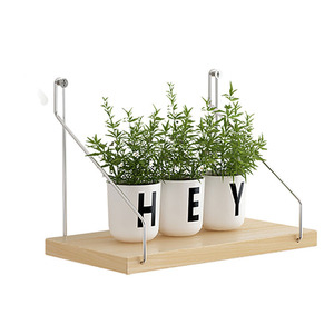 Modern Minimalist Wall Mounted <b>Shelf</b> Rectangle Iron Float Design For Living Room <b>Bedroom</b> Storage Neatening Multiple Sizes - Product Image 5