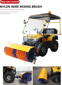 Giá rẻ đi xe trên tuyết quét máy kéo tuyết đường quét máy thổi Quad với tuyết cày - Product Image 5