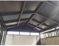 Great Wall Panneau sandwich en aluminium à double isolation Toit en tuiles Alliage Concave Convexe Panneau Auvent Profil de protection solaire