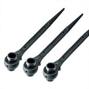 LINYI QUEEN 19/22mm Double Size Box <b>Socket</b> High Torque Metric OEM Chrome Vanadium Steel Handle Podger Ratchet Wrench - Product Image 4