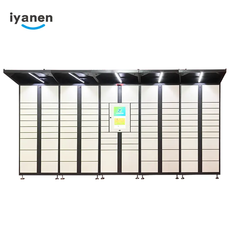 Iyanen 24 שעות פלדה עצמי לעזור חכם משלוח חבילת הלבשה אקספרס הלבשה מתכת מזוודות אחסון הלבשה