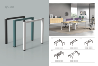 Pied de table de bureau moderne en fer, cadre métallique, pour bureau de direction, installation simple, haute qualité, vente en gros à prix abordable