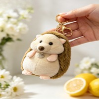 Porte-clés pendentif en peluche mignon, poupée en peluche douce de dessin animé, breloque de sac pour filles, jouet portable pour machine à griffes
