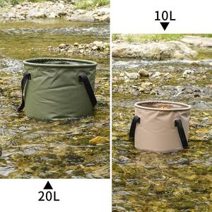 Cubo de Agua Plegable, Contenedor Multifuncional Portátil, Cubo de Agua Ligero para Exteriores, Camping, Lavabo para Coche - Product Image 5