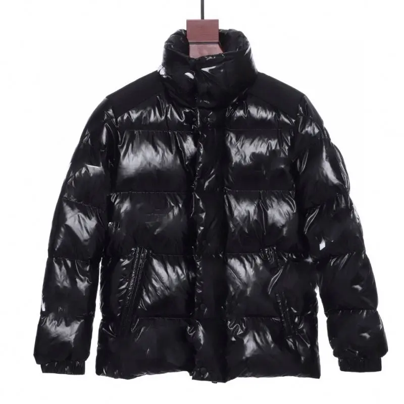 Moncller 브랜드 겨울 소년 자켓 솔리드 블랙 지퍼 자켓 마운틴 코트 겉옷 여성 의류 파카 무스 너클