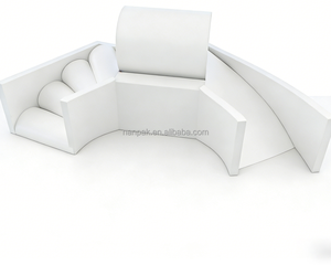 Nanpak - Equipo de Juegos Interior/Exterior Blanco para Niños, Sensorial, con Túnel Transparente, Tobogán Giratorio, Juegos Blandos para Fiestas y Alquiler de Eventos - Product Image 3