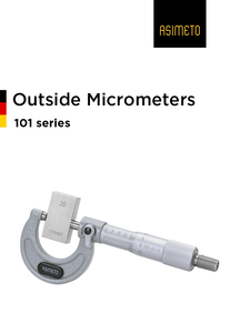 Versatile Digital Asimeto Micrometer Set Perfect for <b>Plastic</b> <b>Rubber</b> and Soft Material Measurement with Adjustable Force - Product Image 6