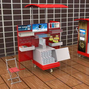 पोर्टेबल तह पदोन्नति पोर्टेबल तालिका सेवा ट्राली - Product Image 3