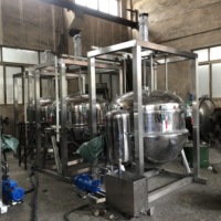 Vente flash : Cuiseur vapeur industriel sous vide pour confiture de fruits, capacité 200 à 500 litres, machine alimentaire à pression