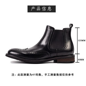Luxurious New Men's Genuine Leather square Toe Anti-slip Waterproof <b>Shoes</b> Custom-made Laces Formal Business Style High Quality - Product Image 6